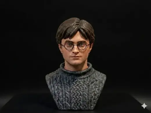 The Boy Who Lived - Wizard Boy Bust (Fan-Art)