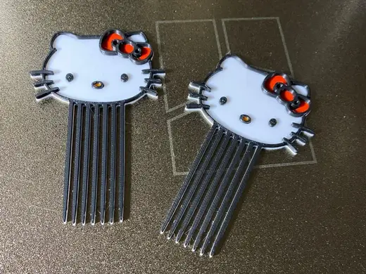 H_Kitty hair piece