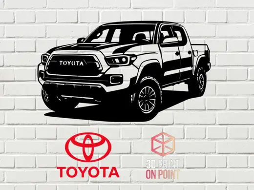 TOYOTA TACOMA 2021 TRD PRO - 2D WALL ART