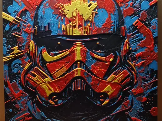 Storm trooper Pop Art Hueforge