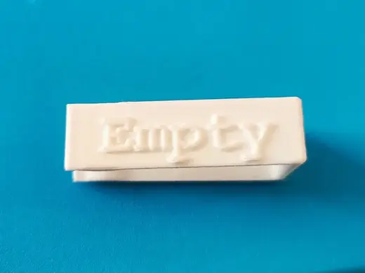 Clip for empty 4x5 film holder