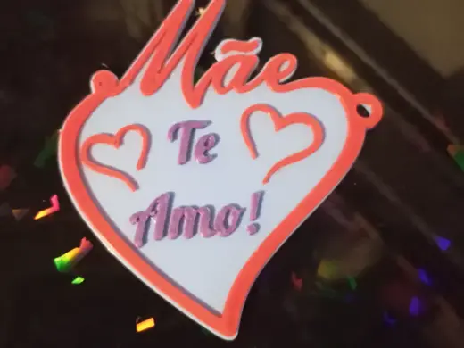 Porta chaves mãe te amo