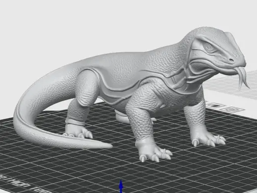 Apex Predator: Ultra-Realistic Komodo Dragon