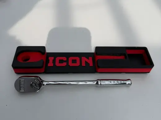 Icon 1/4 G2 6 1/2in Standard Ratchet Gridfinity