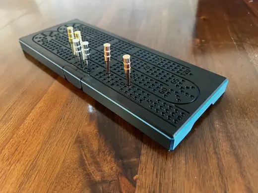 Travel Foldable Crib (Cribbage) Board