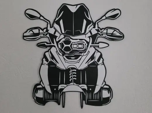 BMW GS Wandbild