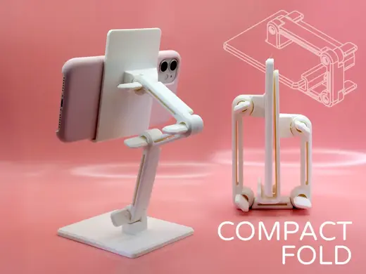 Foldable Phone Stand by Pork3D.com