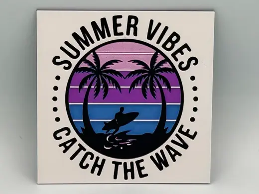 Summer Vibes Catch the Wave Hueforge