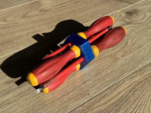Compact Electrician Screwdriver Holder