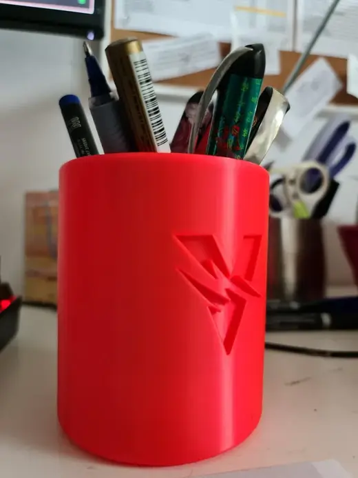 Vulcan Forged Pen Holder