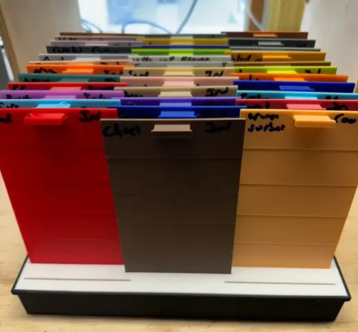 Filament transparency and filament sample storage