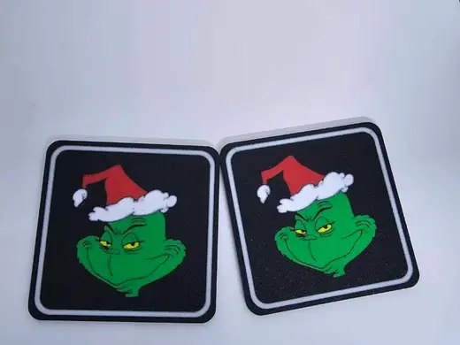 Grinch Coasters