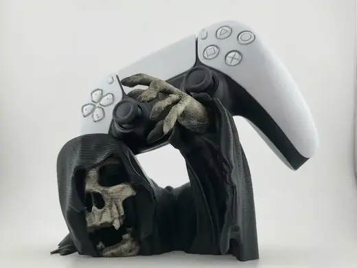 stand controller ps5 joystick holder skull