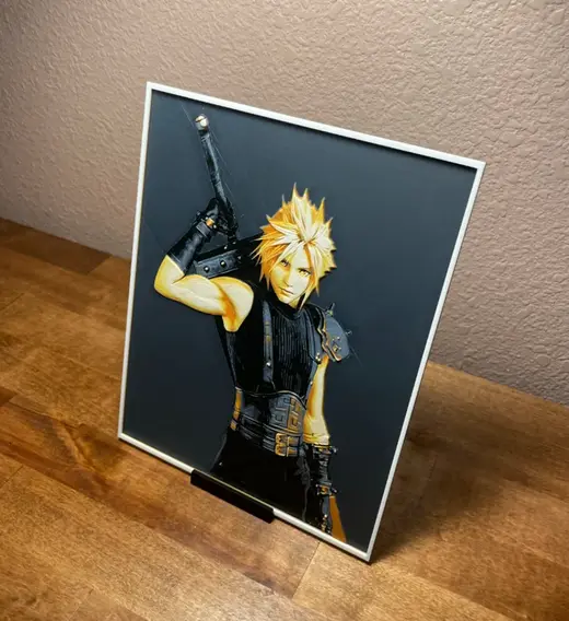 Hueforge - Final Fantasy VII - Cloud Up Close