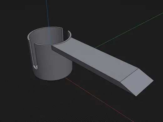 Wheelchair cup holder