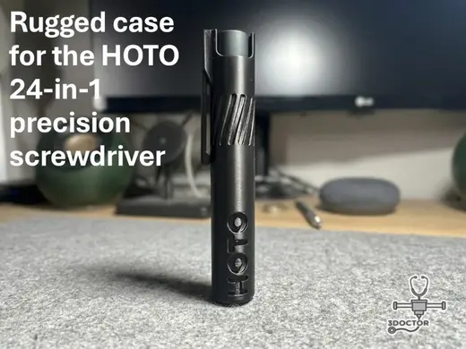 Rugged case for HOTO 24-in-1 precision screwdriver