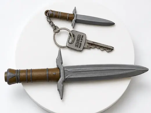 Skyrim Iron Dagger Keychain and for cosplay