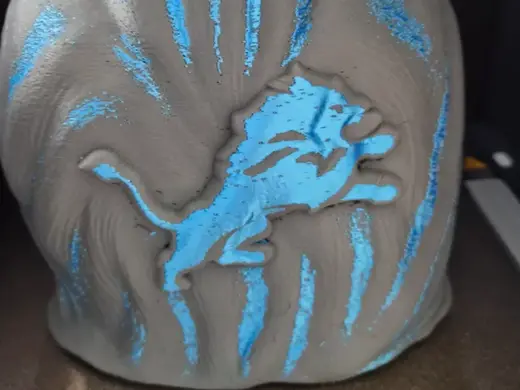 Detroit Lions Display Helmet