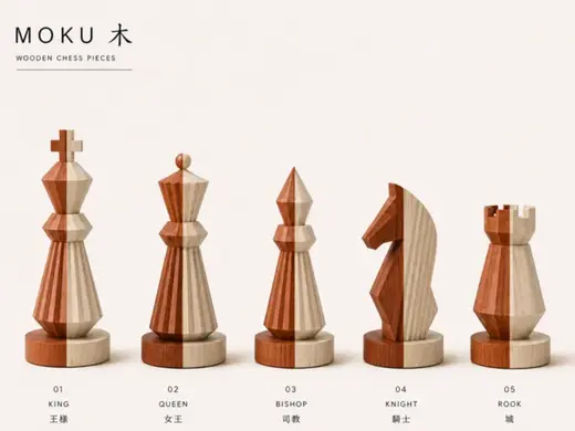 MOKU Chess Pieces