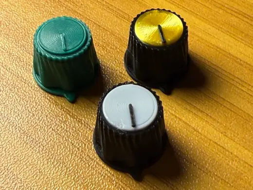 Customizable Guitar Pedal Knob