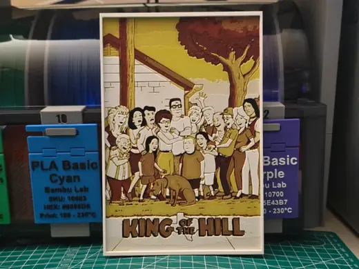 King of the Hill Poster - Hueforge Art