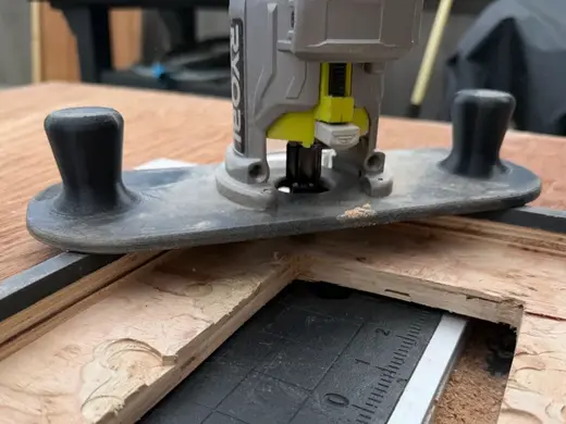 Ryobi palm router handle