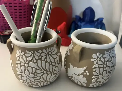 Talavera Pencil Desk Organizer