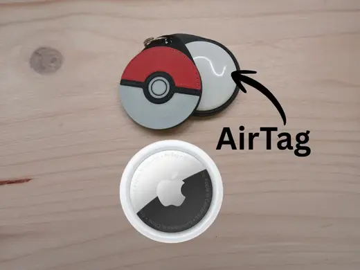 Pokéball airtag holder