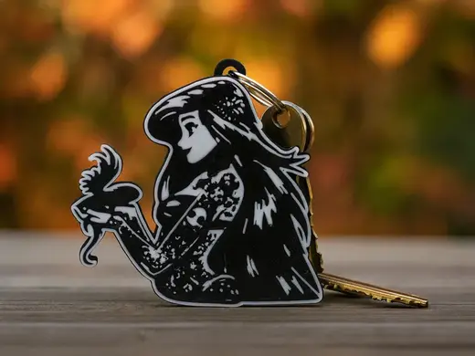 ariel, la sirenetta keychain