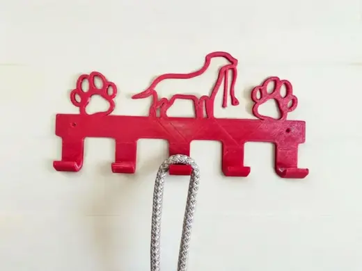 Dog Leash Wall Hanger