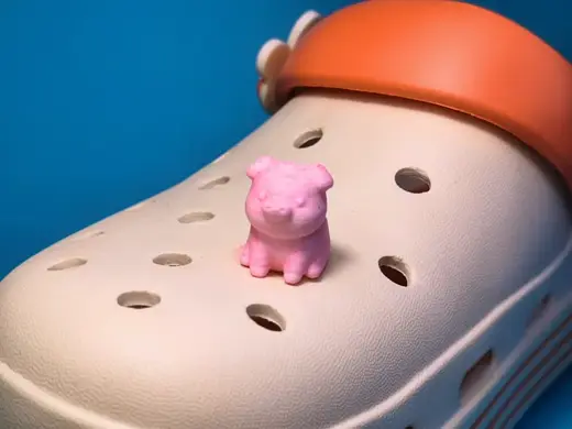 Pig croc charm (Jibbitz)