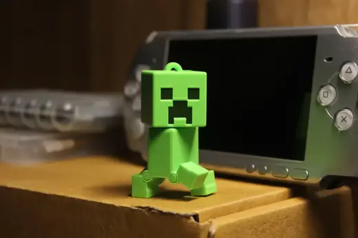Articulated Creeper - Keychain or Figure