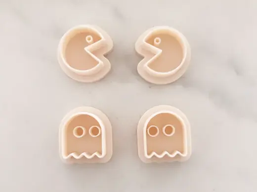 Pacman Polymer clay cutters