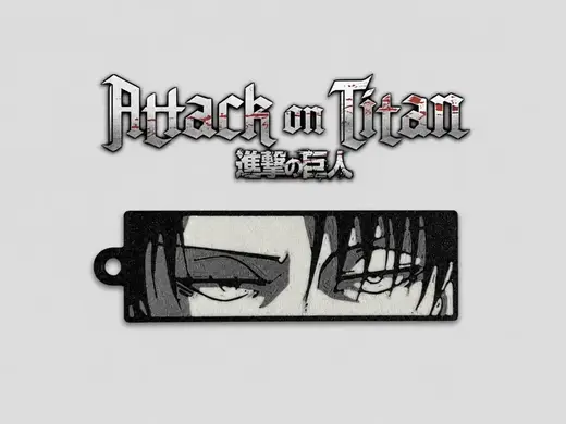 Levi Ackerman Attack on Titan Keychain Anime Eyes