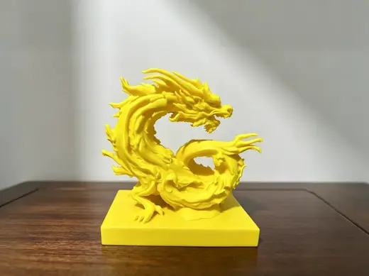 仿木雕 - 龙 桌面摆件