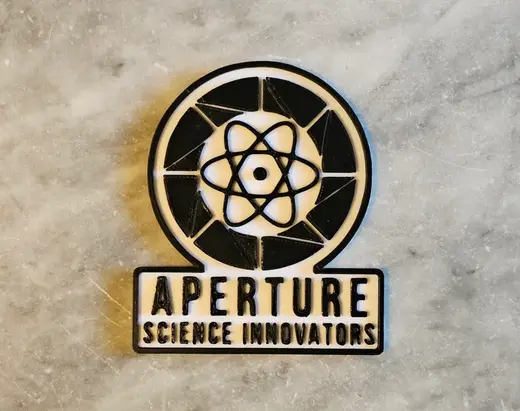 Aperture Science inc. - Portal / Half Life badge