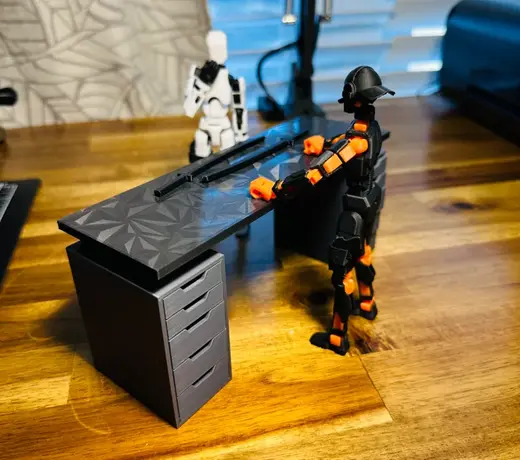 Mini Desk for Dummy 13 - Ikea Alex Drawer