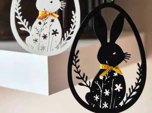 Funny Bunny Ester Egg decor