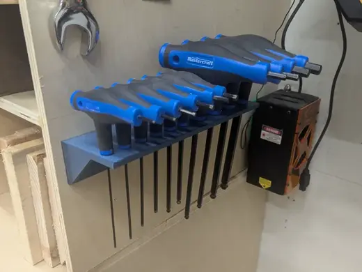 Metric Hex Key Wall Holder