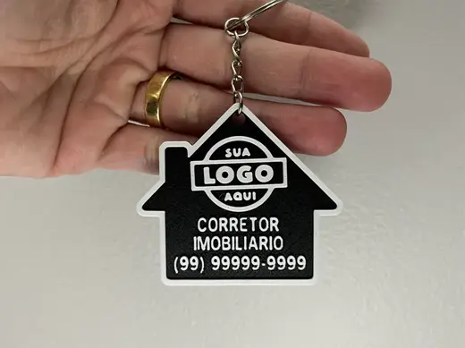 Chaveiro Personalizavel Imobiliárias / Corretores