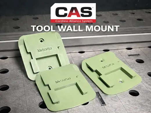 Metabo and CAS power tool holder and wall mount