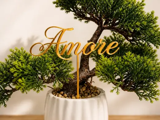 Romantic Cake/Flowers Topper libe,amore,love,amor