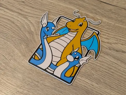Dratini, Dragonair, and Dragonite Hueforge