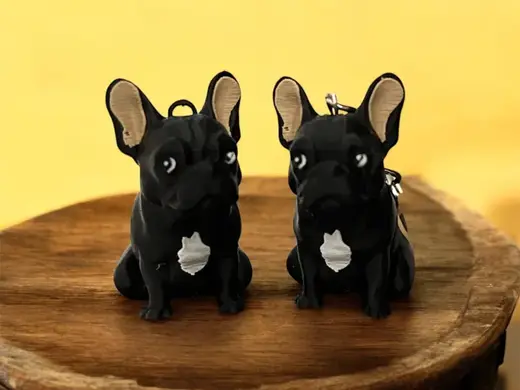 French Bulldog Keychain