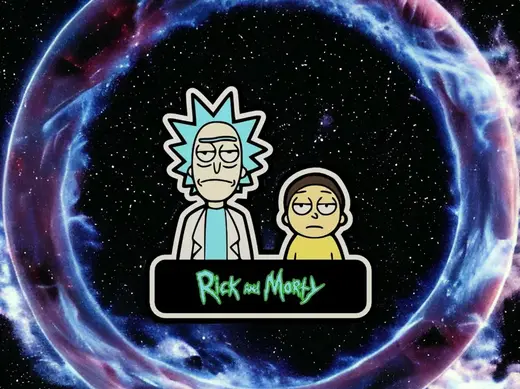 Rick and Morty LED Lamp