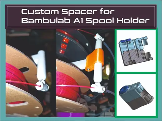 Custom Spacer for Bambulab A1 Spool Holder