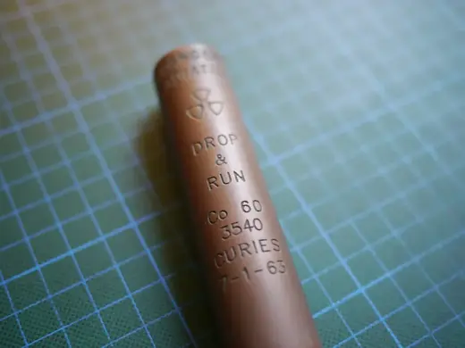 Cobalt 60 Source Cylinder DROP & RUN
