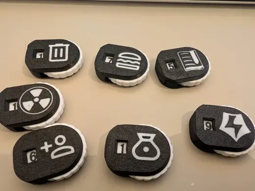 Magic the gathering counters(stats, tokens, etc)