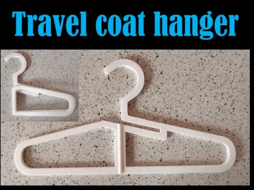 Travel coat hanger