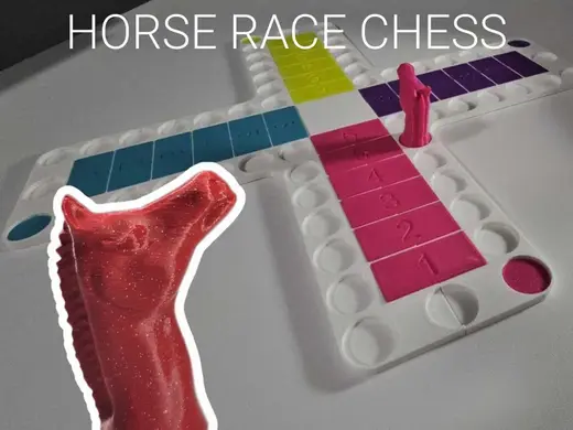 Vietnamese Horse Race Chess Board Game